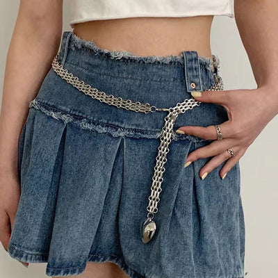 Fashion Love Chain Pendant Waist Chain