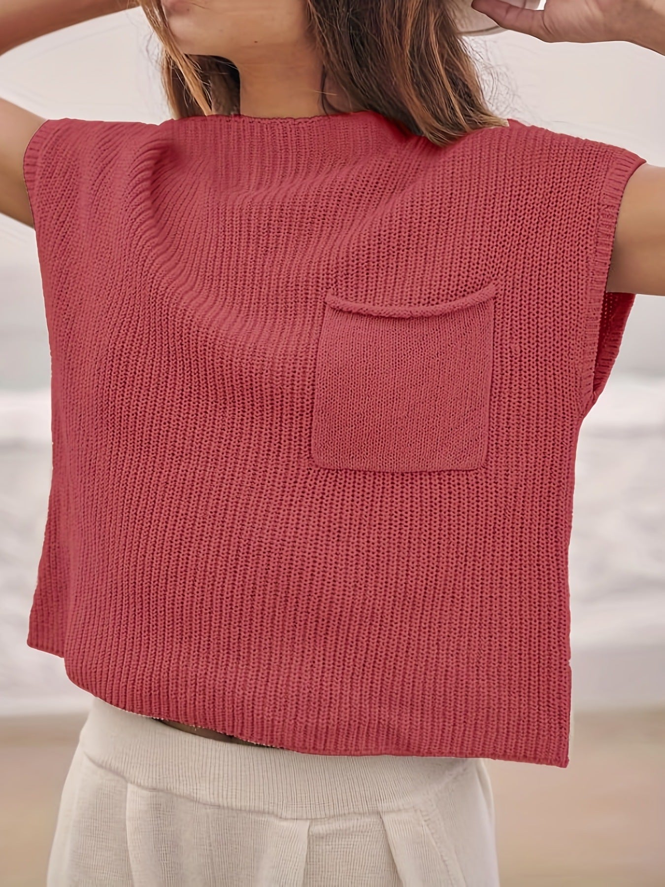 Crew Neck Pullover Sweater